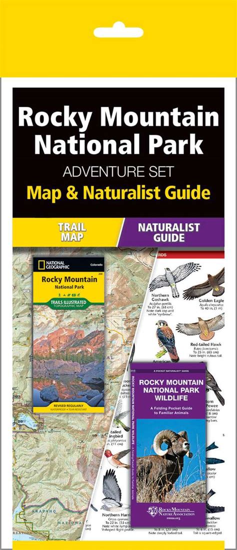 Rocky Mountain National Park Adventure Set Travel Map And Pocket Guide