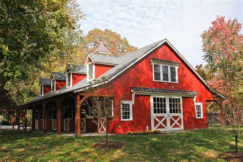 Elephant barns offers premium steel homes for your equine family. 6 Beautiful Red Horse Barns - STABLE STYLE