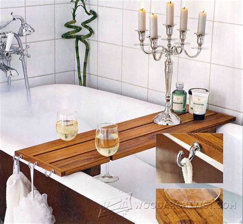 Begin by measuring the total distance across the top of your tub. Bathtub Caddy Plans • WoodArchivist