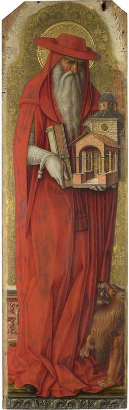 Riproduzioni Di Belle Arti San Girolamo 1476 Di Carlo Crivelli 1435