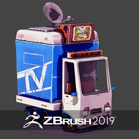Mini Car Zbrush 2019 Npr Renders Quoc Anh Pham On Artstation At