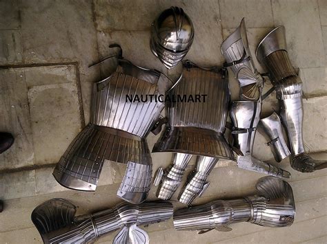 German Maximilian Medieval Armour Wearable Knight Full Suit Of Armor By