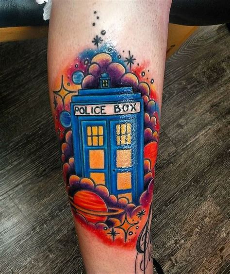 Doctor Who Tardis Tattoo On Olivia Thegreatratsby Tardis Tattoo