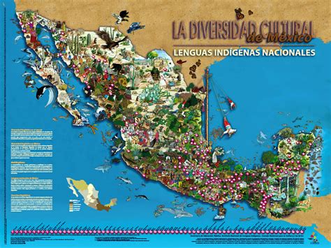 Mapa De La Diversidad Cultural De México Comisión Nacional Para El