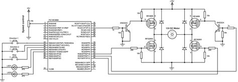 Dc Motor Speed And Direction Control With Pic18f4550 And Ccs C