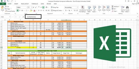 Cari Data Sama dalam Dua Kolom dengan Rumus Excel