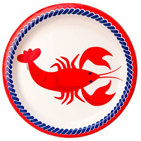 Send it today with zazzle! Unique Industries Nautical Lobster Paper Dinner Plates, 9 ...