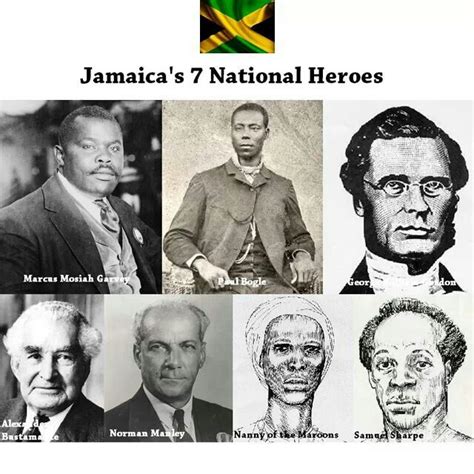 Jamaicas National Heroes ♡ Jamaica National Heroes National Heroes