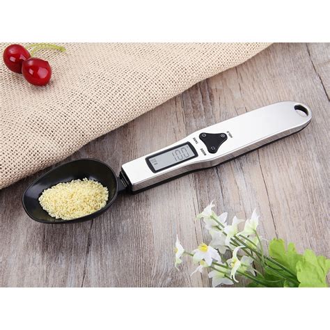 01 500g Digital Scale Balance Food Flour Weight Scale Spoon Kitchen