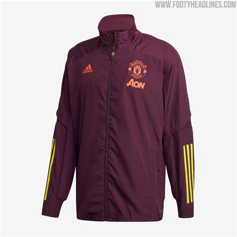 Jogginganzug sportanzug trainingsanzug fitness hose hoodie einfarbig herren. Grelles Manchester United 20-21 Aufwärm-Shirt + Kollektion ...