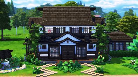 Traditional Japanese Home 🎐🗻💮 Sims 4 Speed Build Penappleyt 41