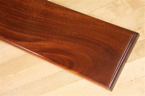 It is a strong wood and has a consistent color. deep red mahogany finish on genuine mahogany dye stain ...
