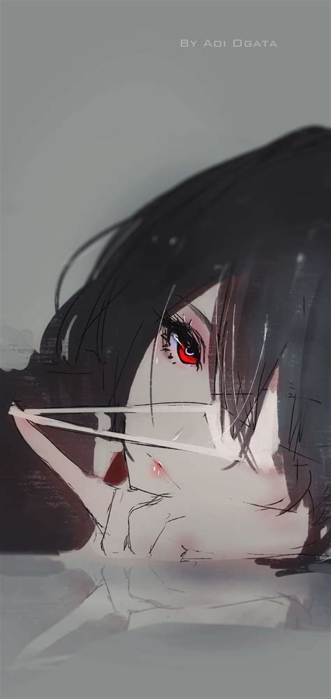 Wallpaper Id 310546 Anime Another Phone Wallpaper Eye Patch Black