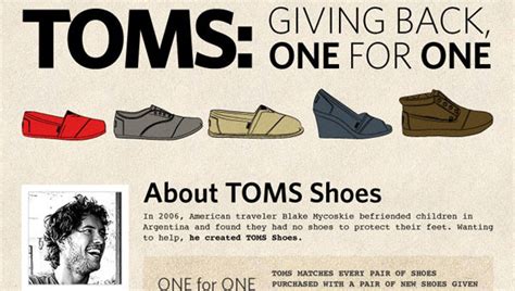 Toms Giving Back One For One Infographic Autism United