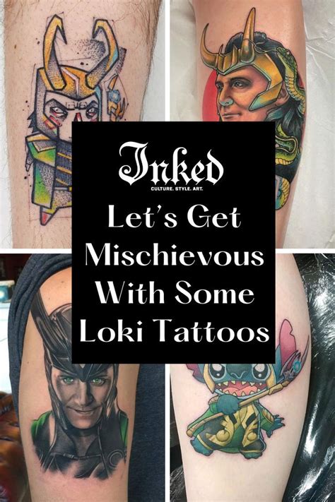 Lets Get Mischievous With Some Loki Tattoos Loki Tattoo Purpose