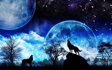Galaxy Wolf Wallpaper For Mobile Phone Tablet Desktop Computer And