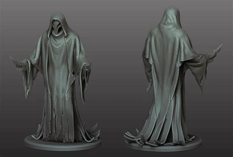 Wraith Ghost 25mm 50mm Miniature Pre Primed Dandd Dungeons Etsy