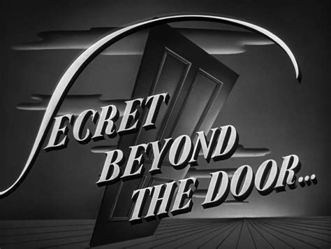 Picture Of Secret Beyond The Door
