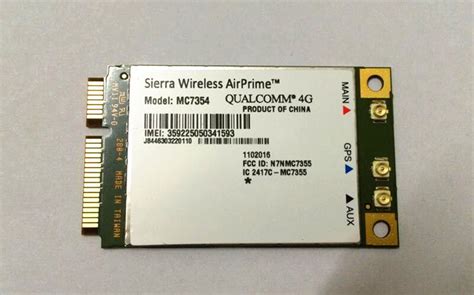 100 Nieuwe Originele Componentensourcing Mc7354 Sierra Wireless Minipcie Lte 4g Gsm Gprs