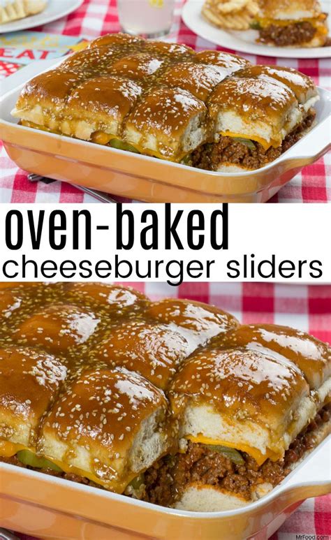20 ideas for ground beef sandwich. Oven-Baked Cheeseburger Sliders | Recipe | Easy Recipes ...