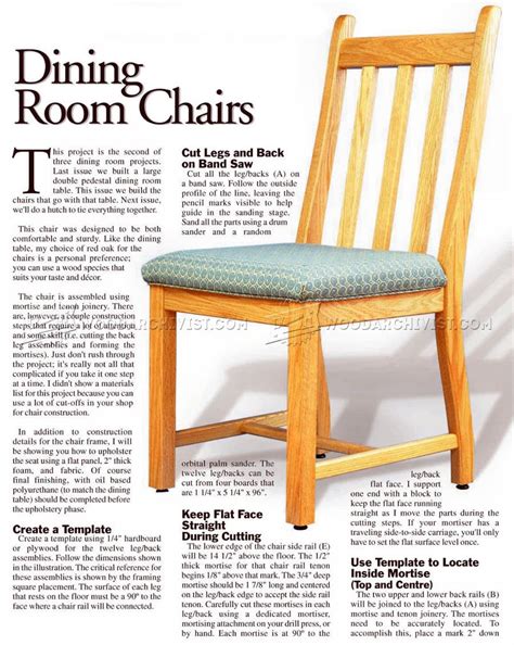 The reclaimed wood herringbone table is easy to make, and this tutorial is to help you out in some simple steps. Dining Room Chair Plans • WoodArchivist