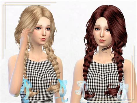Sims 4 Hairs Sakura Phan Ela Asked Hair 23f Retexture