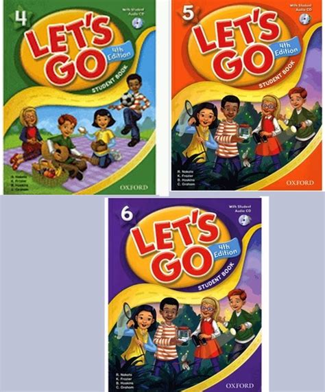 หนังสือเรียนภาษาอังกฤษ Lets Go 1 2 และ 3 ฉบับพิมพ์ 4th Edition
