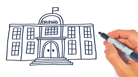 Como dibujar una Escuela o Colegio
