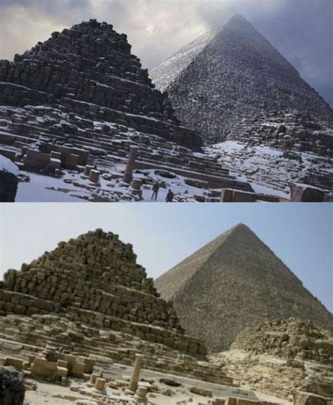 Did Snow Fall On The Pyramids And Sphinx