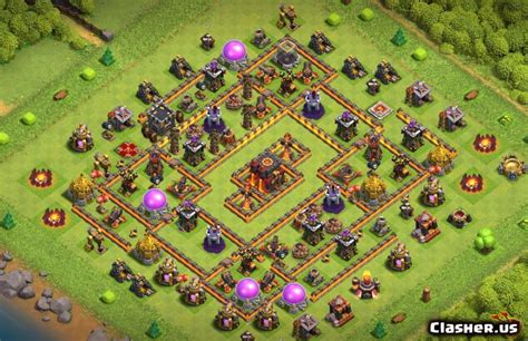 Town Hall 10 Th10 Wartrophy Base 1240 With Link 3 2022 Trophy