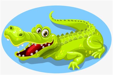 Crocodile Gambar Animasi Hewan Buaya Free Transparent Png Download