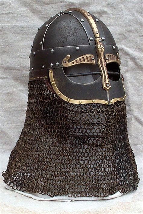 Medieval Raven Fantasy Helmet Viking Helmet With Chainmail Collectibles