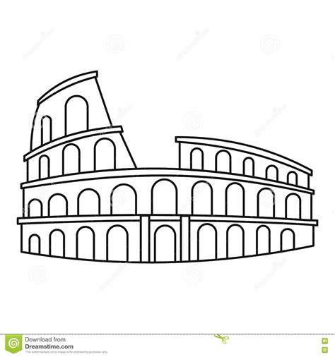Aprovecha la ocasión y descubre los mejores monumentos del planeta que encontrarás en nuestra colección. Colosseum Dans L'icône De Rome, Style D'ensemble ...