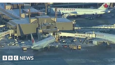 Air Canada Many Passengers Injured By Severe Turbulence Bbc News