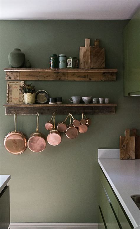 My copper kitchen home decor | collective haul. For the love of green. Copper pans, wooden boards ...