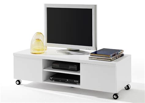 Sideboard tv bank mit rollen ikea vollholz birke. Tv Möbel Weiß Hochglanz Auf Rollen - Blogdejust