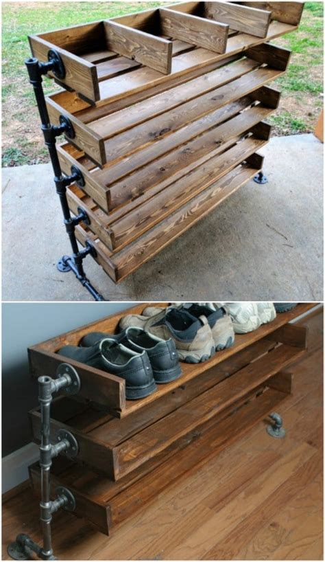 Though you can find good racks and shelves from the market however you can also create your own diy shoes rack & shelves as well. 20 Outrageously Simple DIY Shoe Racks And Organizers You ...