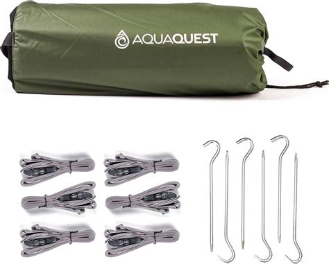 Aqua Quest Safari Tarp Kit 100 Waterproof Lightweight Sil Nylon Bushcraft