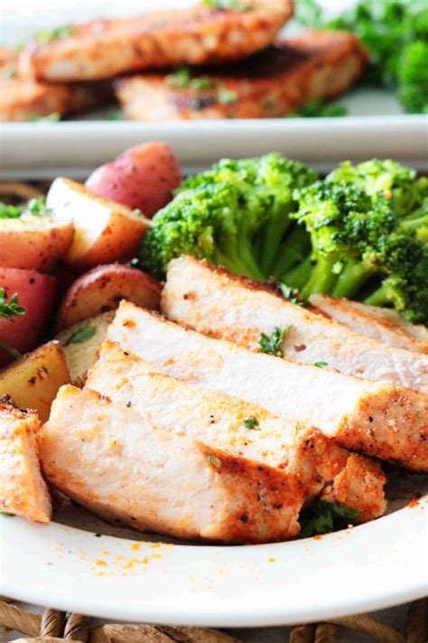The most accurate way to judge that is with a meat thermometer. Baked Pork Chops Recipe - The Anthony Kitchen