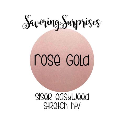 Buy 12 x 20 ft htv vinyl roll rose gold from htvront. Rose Gold HTV / Siser Stretch HTV / Rose Gold / Rose Gold | Etsy