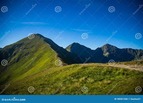 A Beautiful Summer Mountain Landscape In Tatry Stock Photo Image Of
