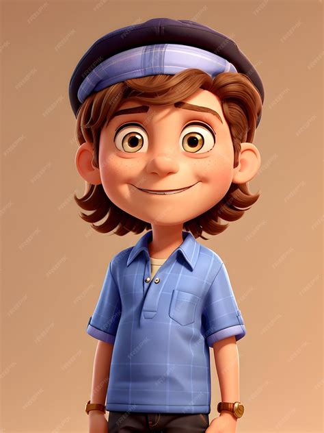 Premium AI Image | Happy American boy bright smile and wears a