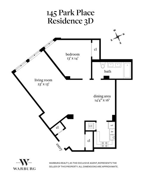 145 Park Place #3D in Park Slope, Brooklyn | StreetEasy