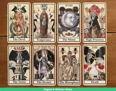 Vintage Beautiful Tarot Cards Draw Mathematical