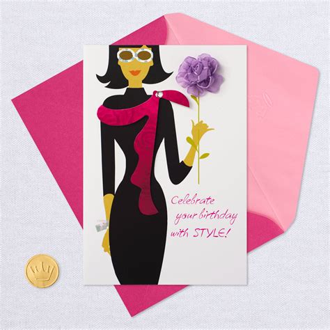 Fashionista Celebrate In Style Birthday Card Greeting Cards Hallmark