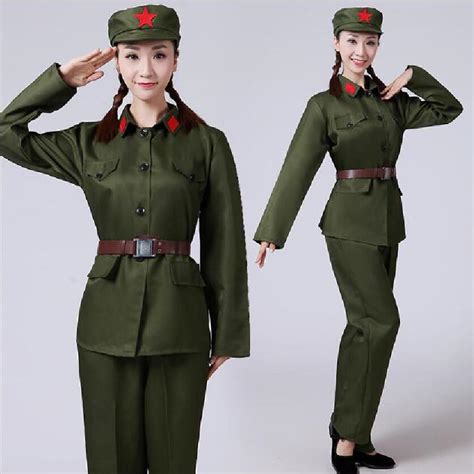 More than 145 warrior womens costume at pleasant prices up to 10 usd fast and free worldwide shipping! Army green Suit Red Army Warrior Women performance wear masquerade clothes female military ...