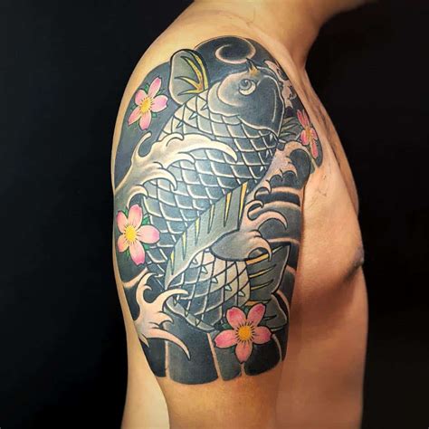 Sometimes, it even extends to the chest area if the design calls for it. Half Sleeve Tattoos - All Day Tattoo Studio in Bangkok