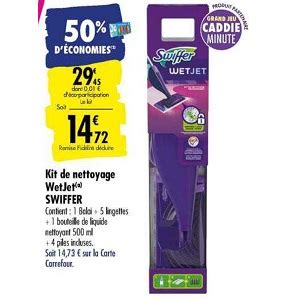 Whether assembling a battery powered model or simply changing the batteries of your swiffer, use. Kit Balai Wetjet Swiffer chez Carrefour (06/10 - 12/10 ...