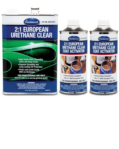 Eastwood Automotive Urethane Clearcoat 1 12 Gallon Kit Clear Coat