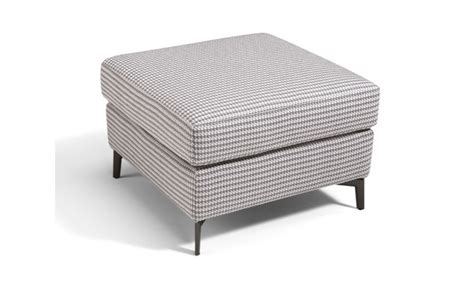 Lo specialista del letto contenitore. Pouf moderno con piedini alti | Pouf in tessuto ...